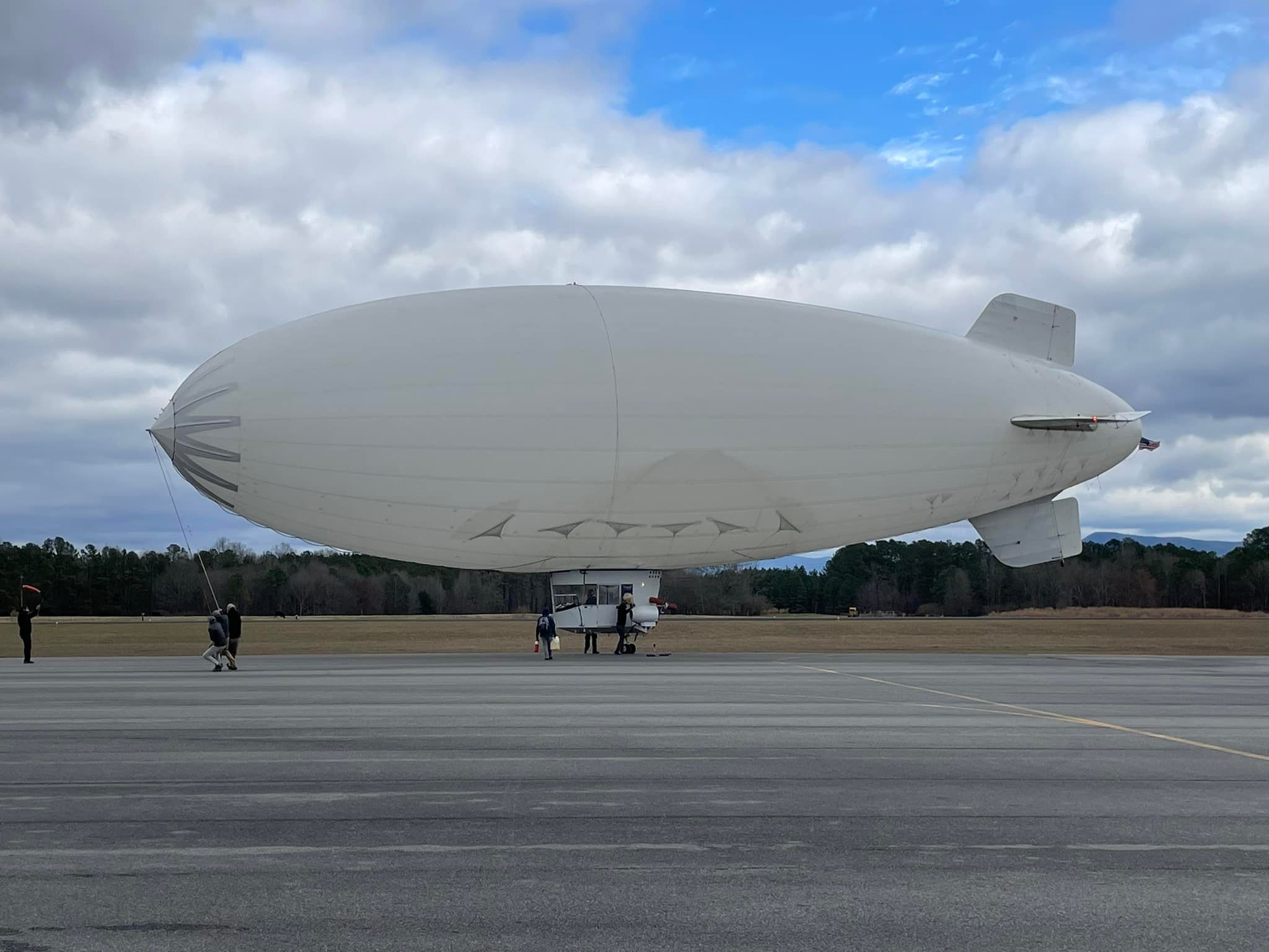 Unmarked, White Blimp Sighting In Dalton Area - WDEF