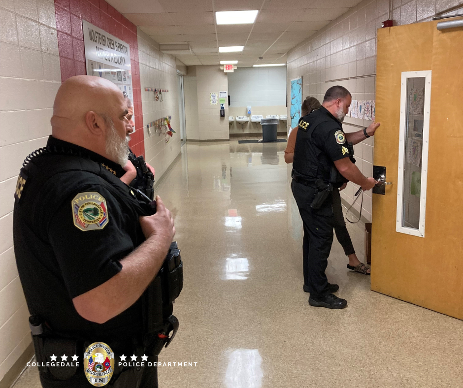 Collegedale intruder drill