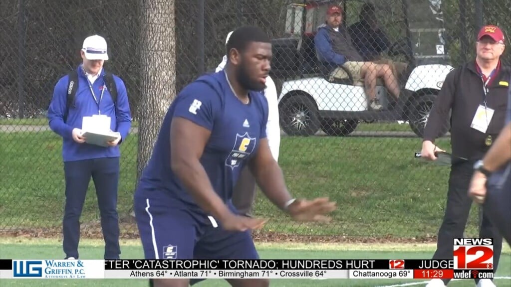Mcclendon Curtis And Devonnsha Maxwell Look To Impress On Mocs Pro Day