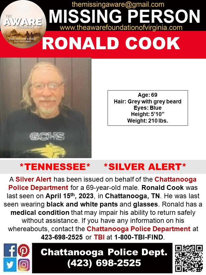 Missing Ronald Cook