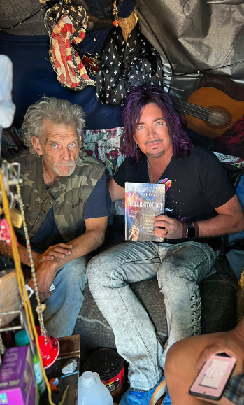 Former homeless author