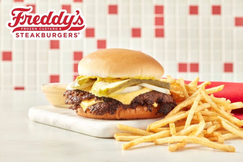 Freddys Original Double With Fries Pr