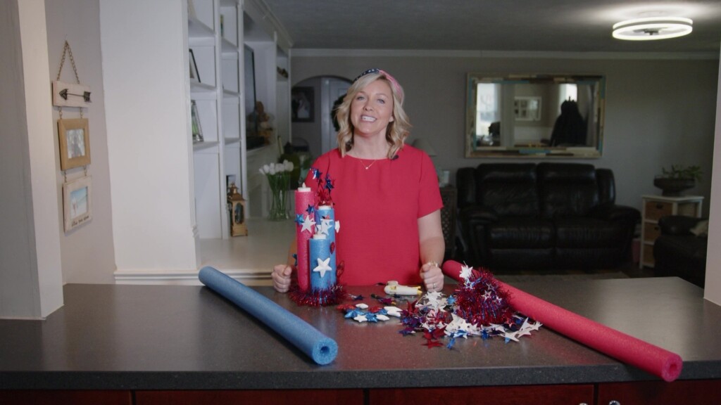 Mom To Mom Celebrate Independence Day With A Pool Noodle Firecracker