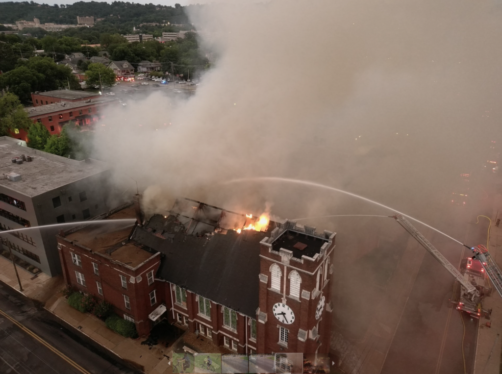 Church fire anniversary