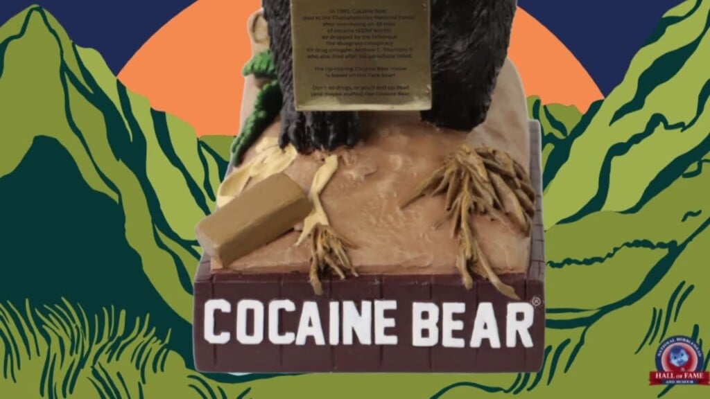 More To The Story With Staley: Cocaine Bear Bobblehead