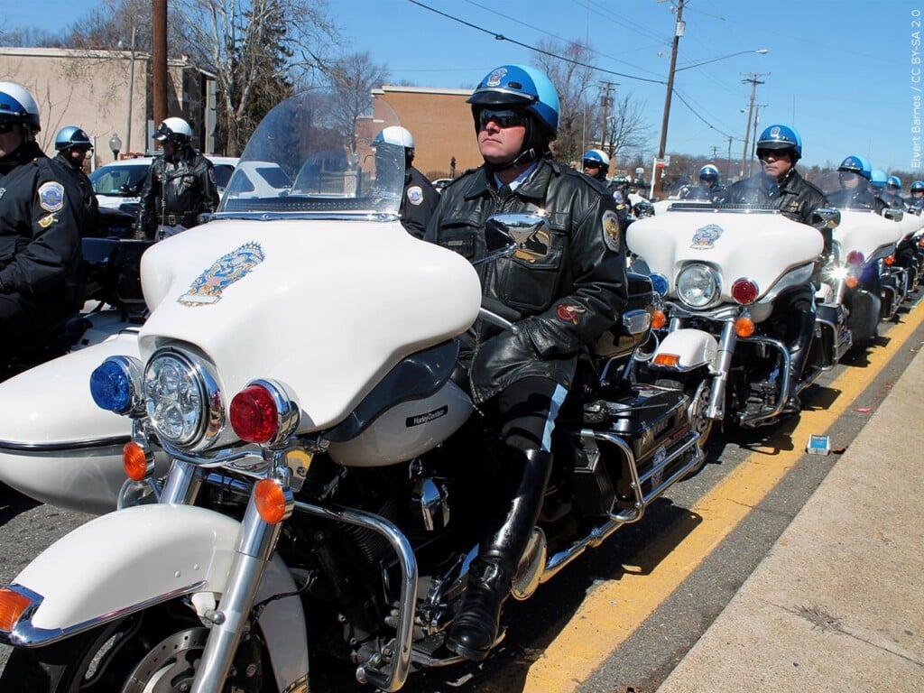 police motorcycle