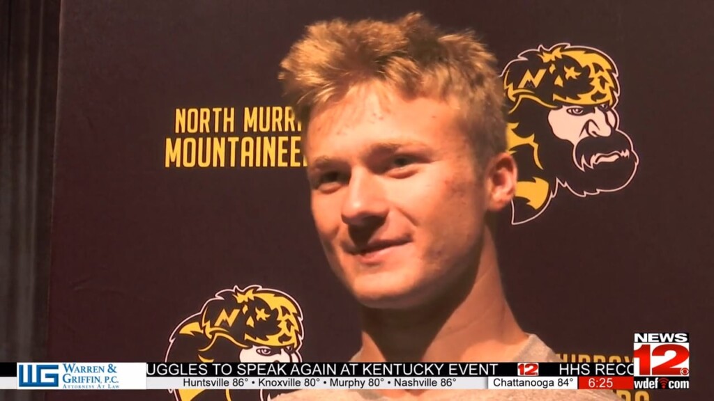 North Murray's Judson Petty Honored For Breaking Georgia State Receiving Record