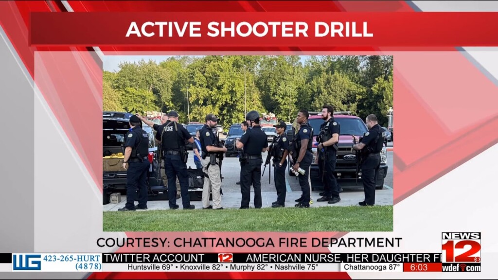 First Responders Have Active Shooter Drill At Utc