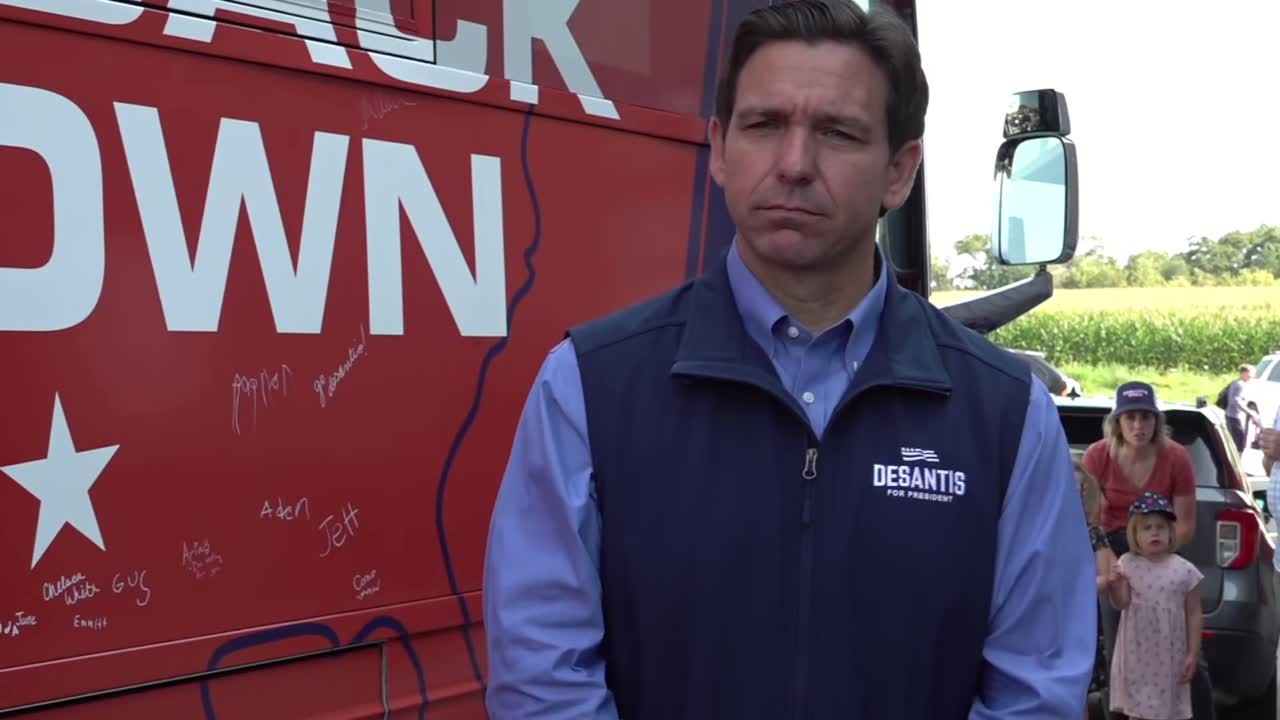 Ron DeSantis Asked If His Car Left Early From The Crash Scene In 