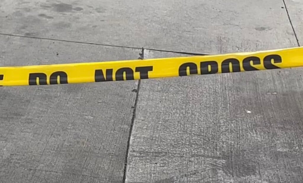 Caution tape at Crime Scene