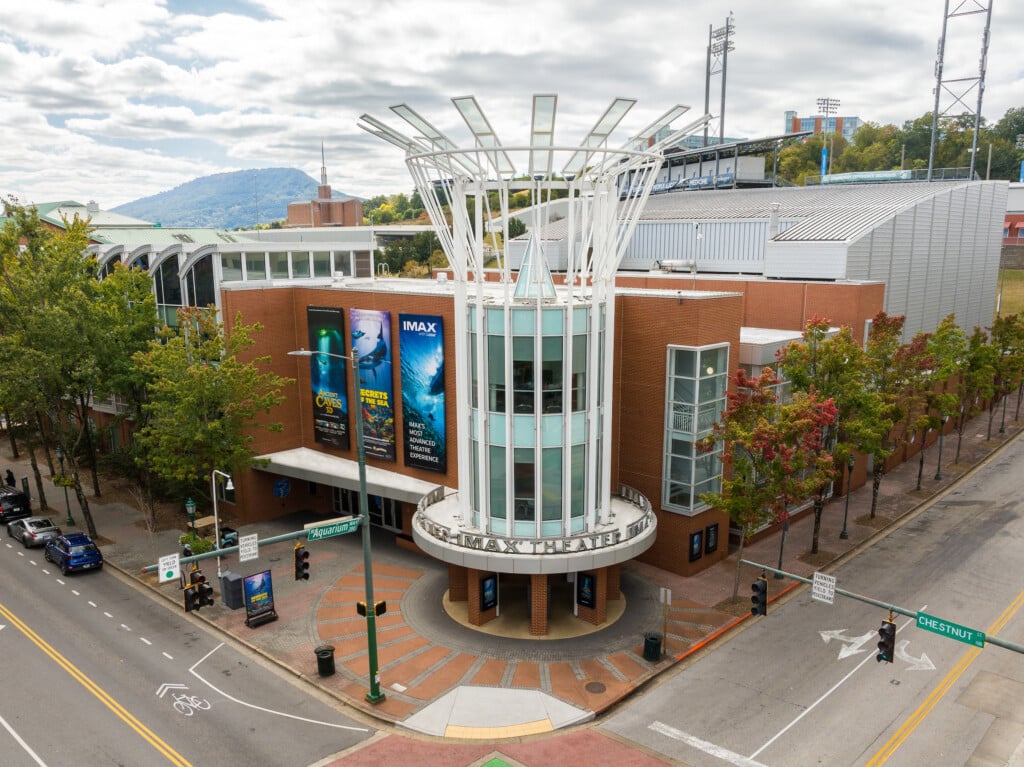The Exterior Of The Tennessee Aquarium Imax 3d Theater.