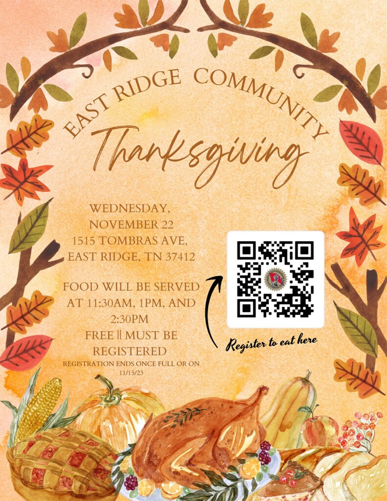 Er Community Thanksgiving Flyer 2023