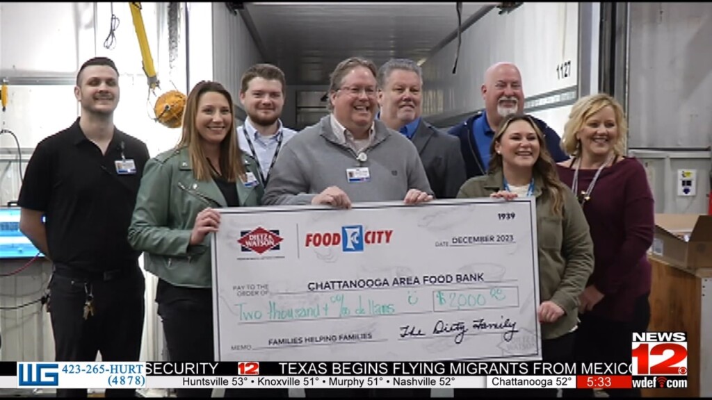 Dietz And Watson, Food City Donate To Chattanooga Area Food Bank