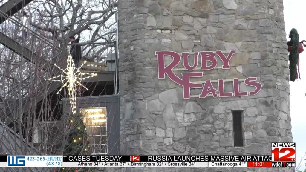 Ruby Falls 95th Anniversary Dedication On Dec. 30, 2023