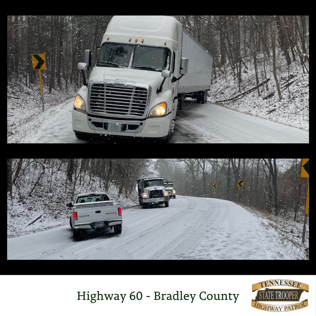 Road closures near Chattanooga due to winter storm WDEF