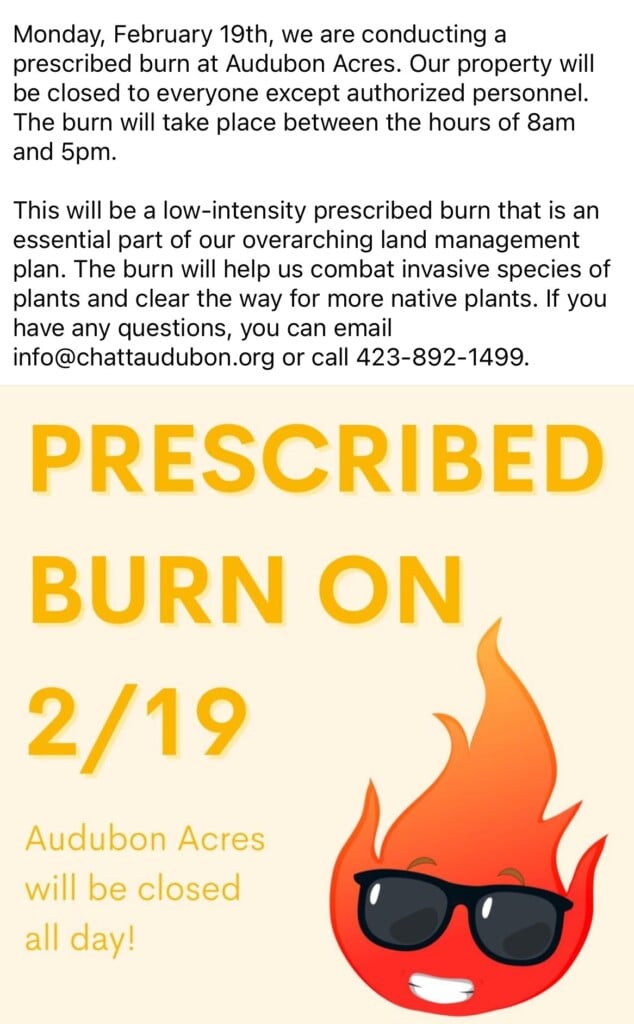 Burn Ban For Audubon