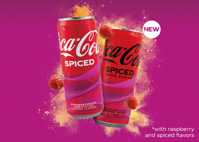 Coke Hopes To Excite Younger Drinkers With New Raspberry Flavored Coca Cola Spiced Wdef 