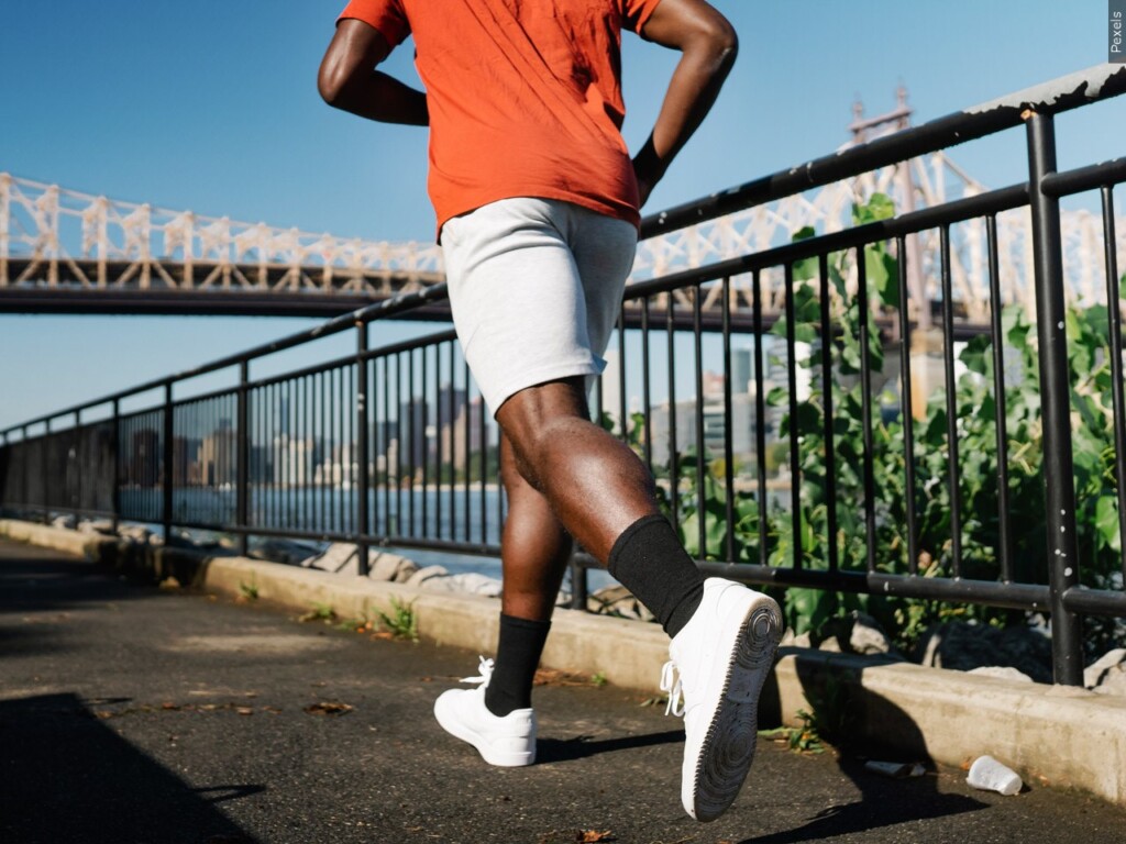 Person jogging