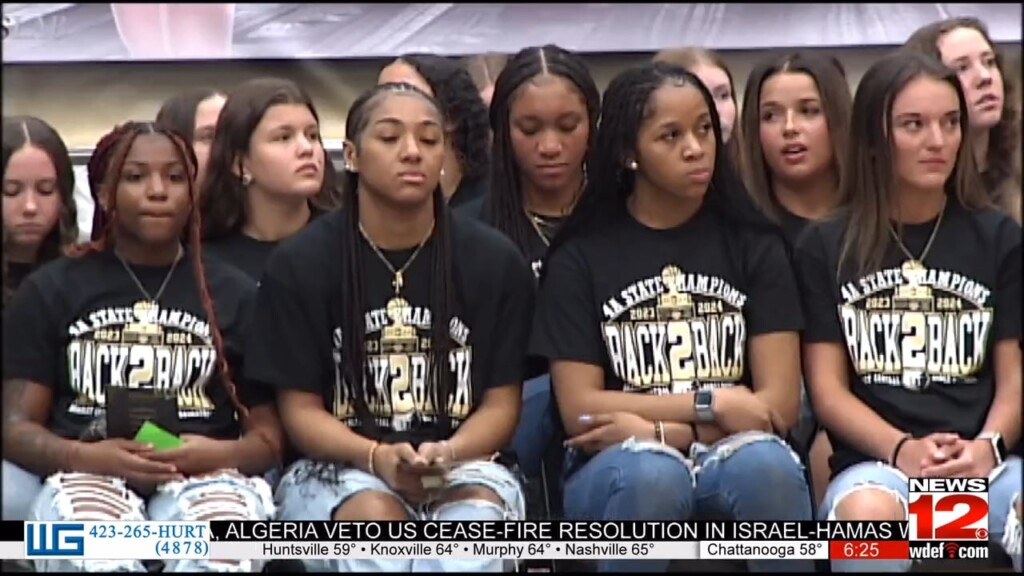 Bradley Central Holds State Title Celebration For Bearettes Team