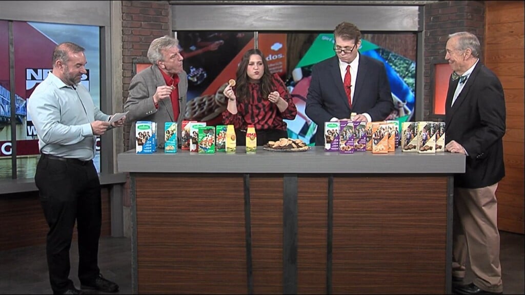 Girl Scout Cookie Eating Contest News 12 This Morning