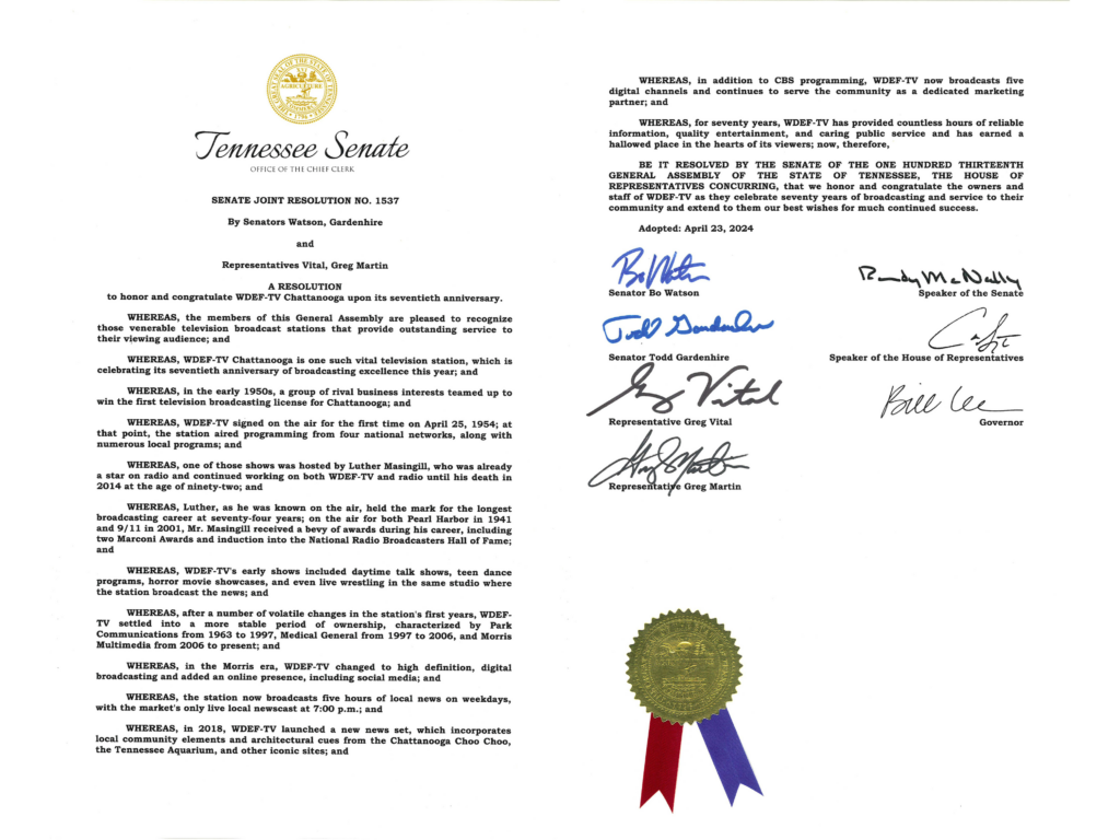 Senate Resolution Wdef