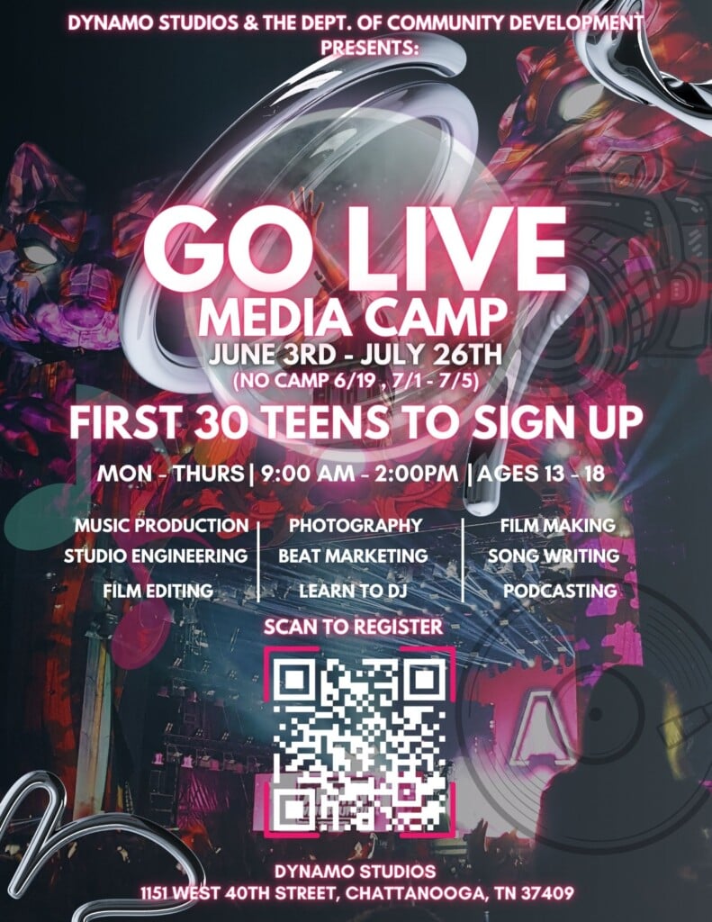 Go Live Media Camp Flyer