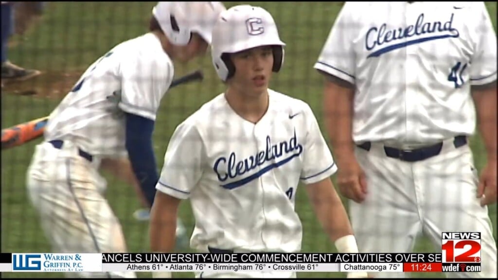 Cleveland Beats Mcminn Co For District Baseball Title