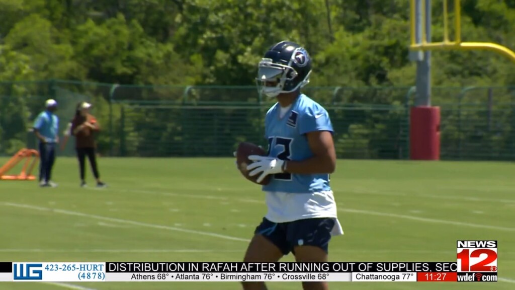 Receiver Tyler Boyd Works Out For First Time With Titans