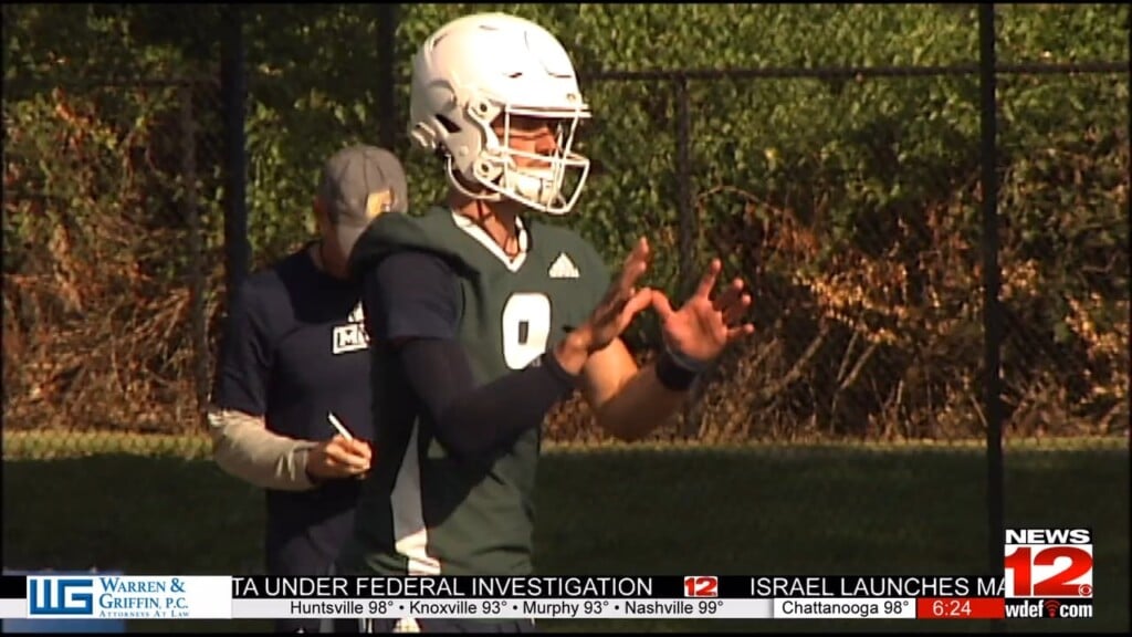 Mocs Qb Chase Artopoeus Happy To Be Back After Shoulder Injury