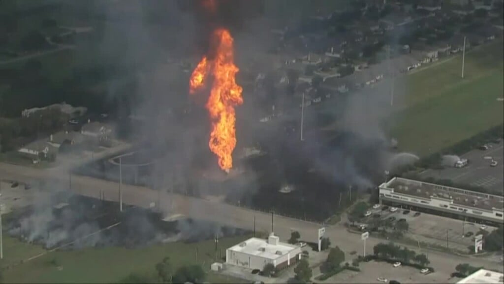 A Pipeline Has Exploded And Is On Fire In A Houston Suburb, Forcing Evacuations