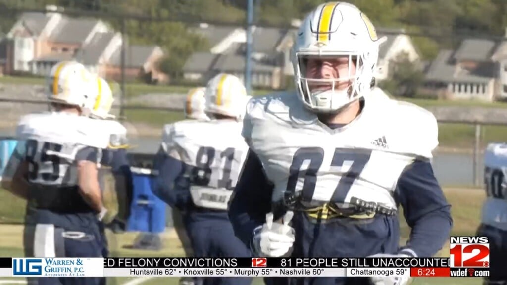 Mocs Tight End Jay Gibson Enjoying 7th Season Of College Football
