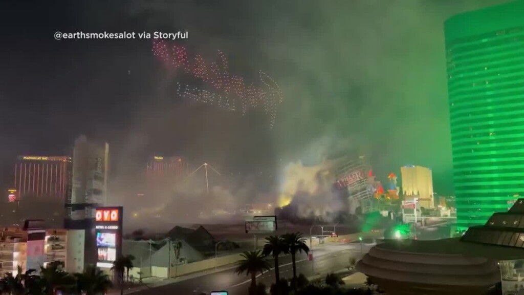 Tropicana Implosion Reduces To Rubble The Last True Mob Building On The Las Vegas Strip