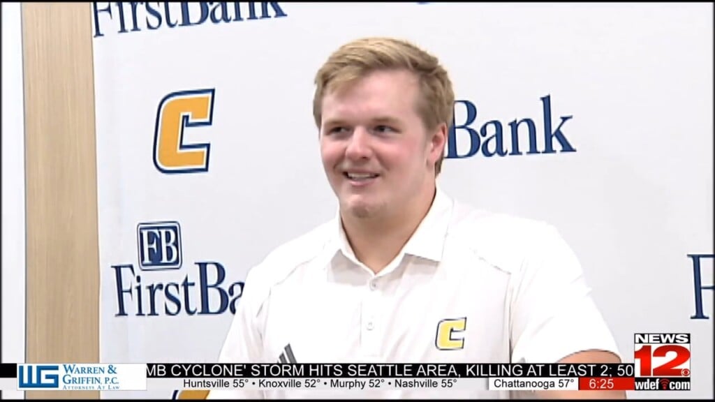 Mocs Bryce Goodner Gets Presidential Treatment