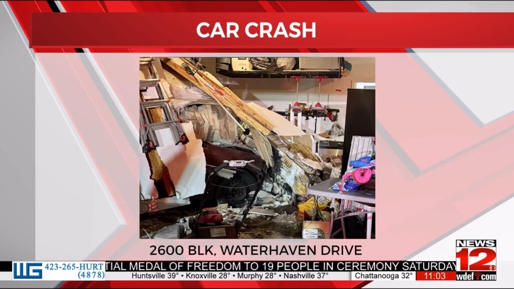 East Chattanooga Home Damaged In Serious Car Crash