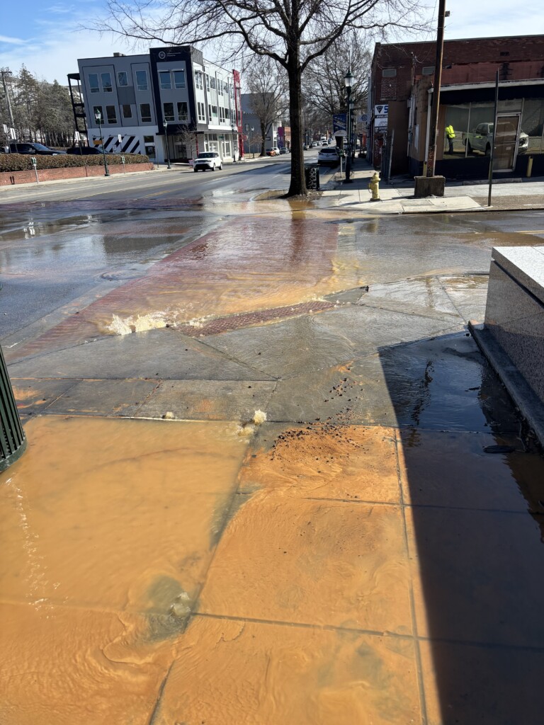 King At Mlk Water Main Break