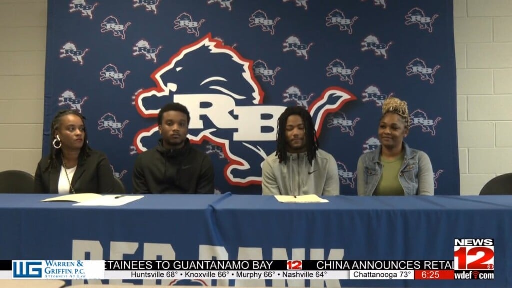 Red Bank's Markee Crutcher And Josiah Featherstone Sign With Tusculum