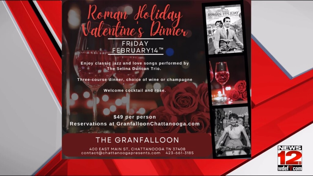 This Morning Roman Holiday Valentine's Dinner