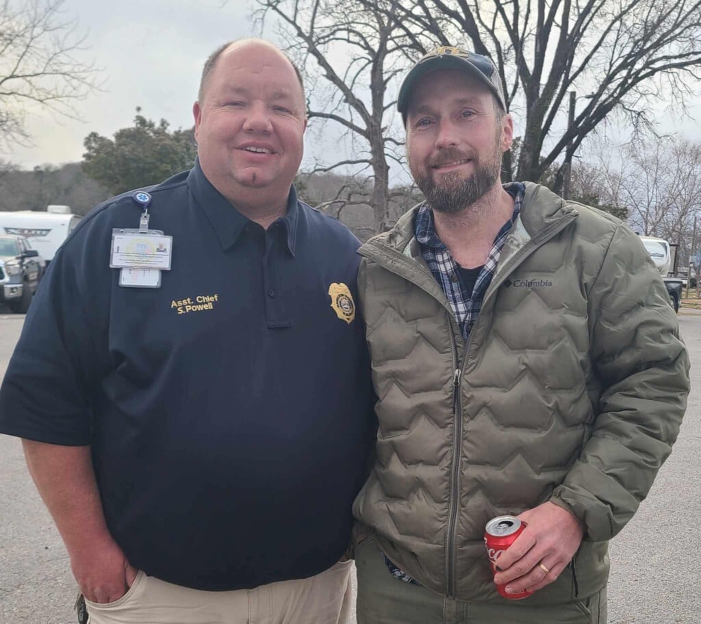 Chief Scott Powell And Gary Patton