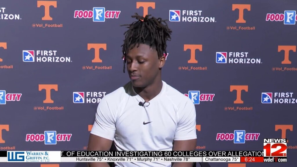 Former Red Bank Rb Duane Morris Practicing With The Vols