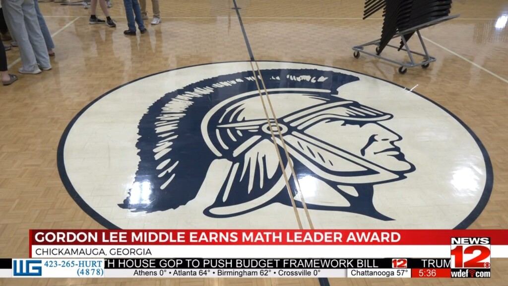 Gordon Lee Middle Honored For Math