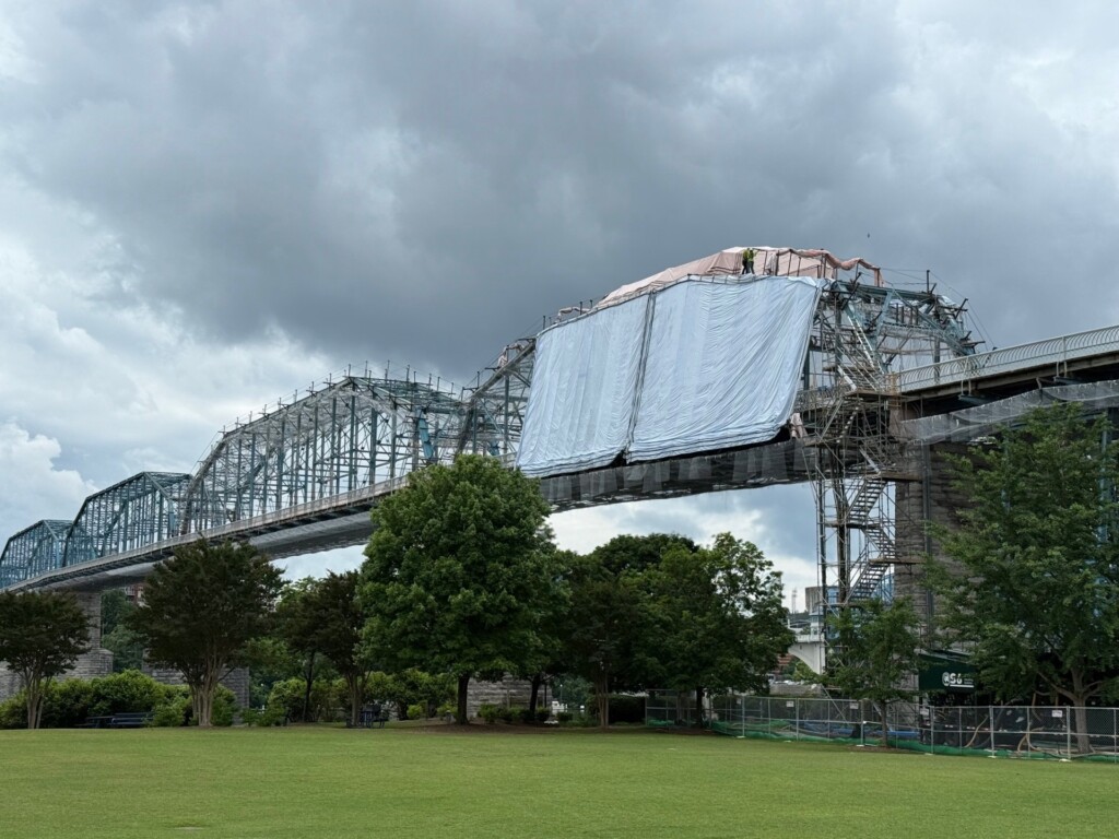 Walnut Street Bridge Construction Progress