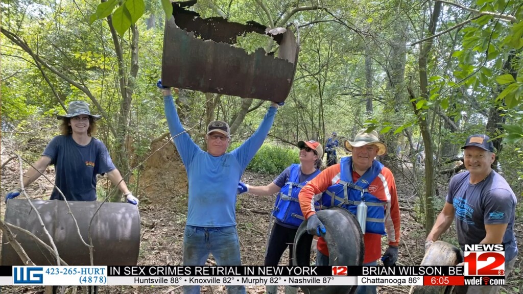 Massive Cleanup At Chickamauga Lake