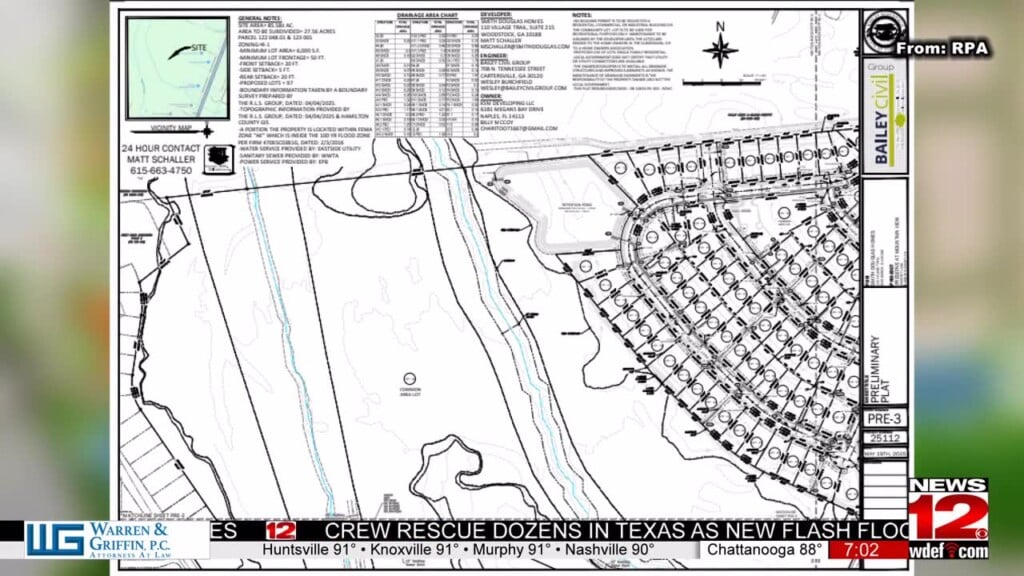 Ooltewah Residents Frustrated With Two Separate Developments