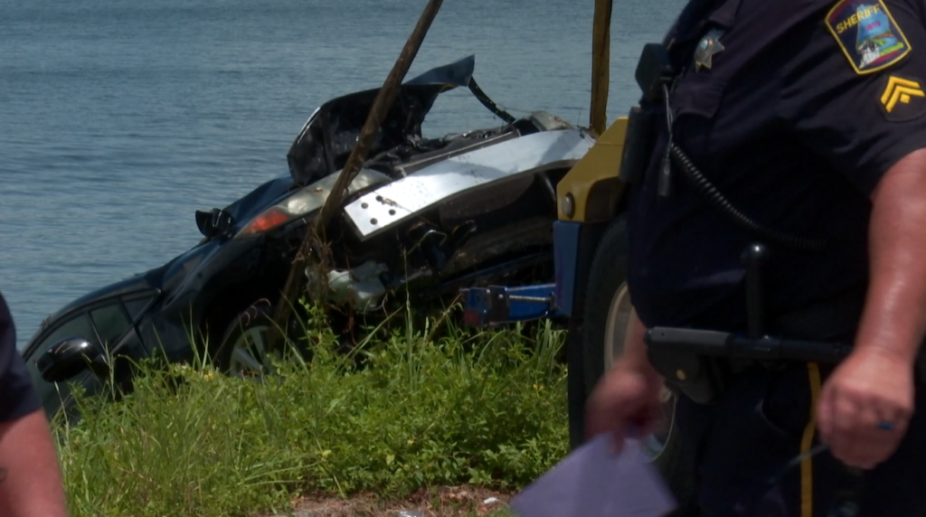Hwy 58 Water Crash