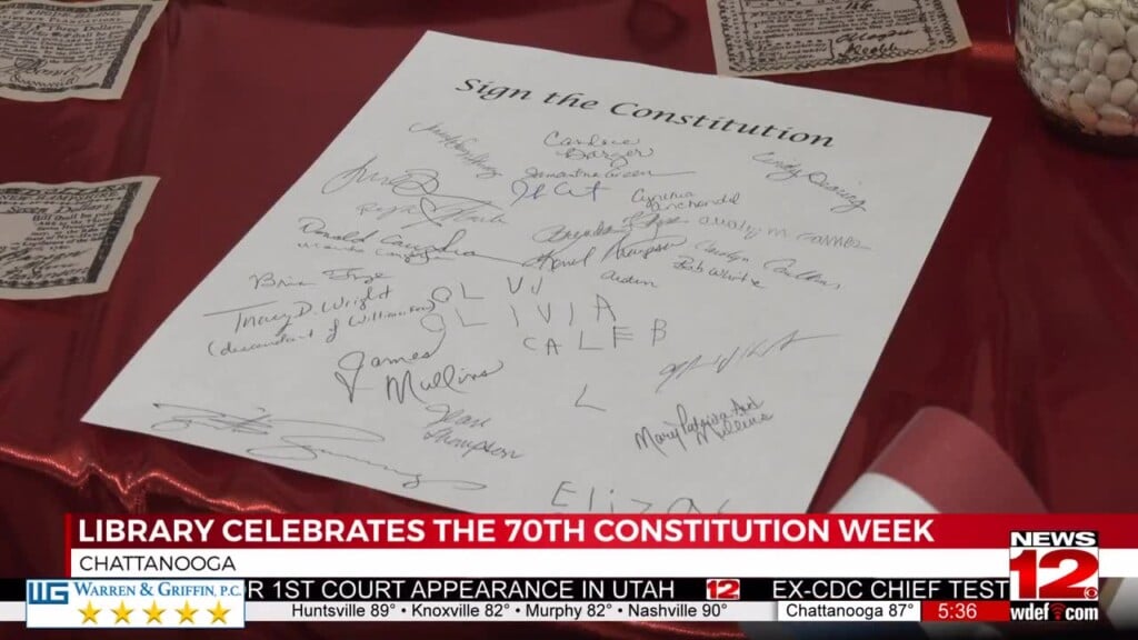 Chattanooga Library Celebrates Constitution Week