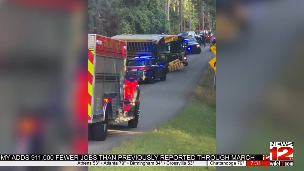Walker County School Bus Crash Sends Five Students To Hospital