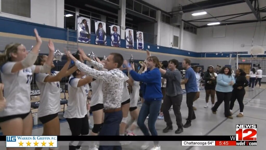 Csas Volleyball Celebrates Trip To State Tournament