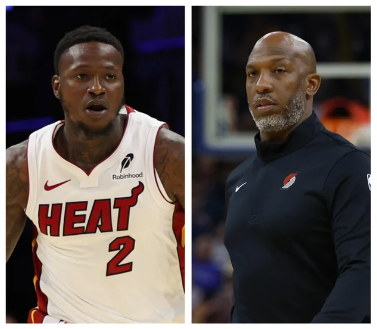 Miami Heat Player Trent Rozier And Portland Trail Blazers Coach Chauncey Billups