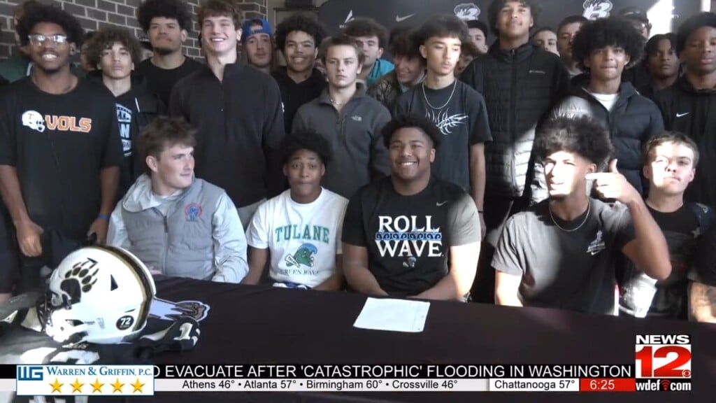 Bradley Central Defensive Lineman Aj Westfield Signs With Tulane
