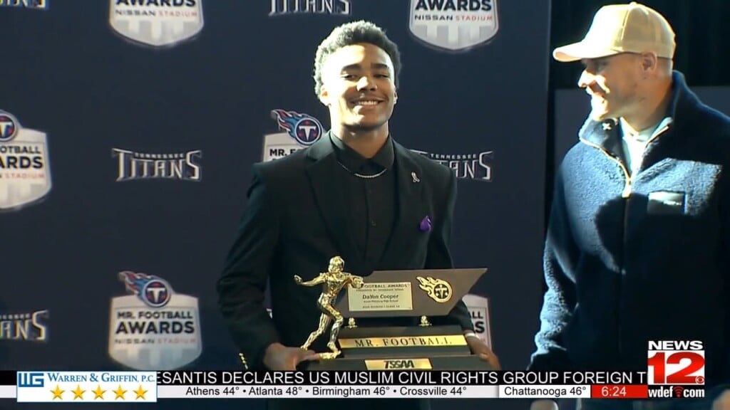 South Pitt's Dayon Cooper Wins Mr Football Award